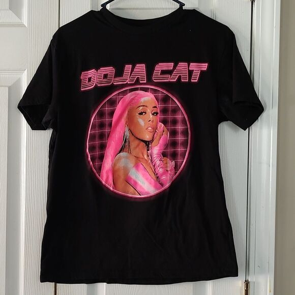 Doja Cat official graphic  black  tee thsirt  Sz M - Picture 1 of 4
